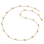True Origin 14K Yellow Gold 1 1/3 carat Lab Grown Diamond VS+ F+ Complete 20 Station 20 in Necklace