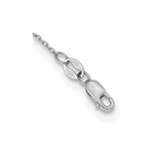 14k White Gold 1/2 carat Lab Grown Diamond VS/SI+ G+ Sixteen Station Double Strand 18 inch Necklace