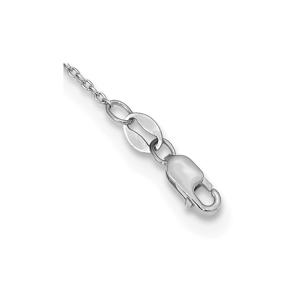 14k White Gold 1/2 carat Lab Grown Diamond VS/SI+ G+ Sixteen Station Double Strand 18 inch Necklace