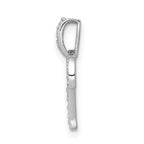 14k White Gold Diamond Aries Zodiac Pendant