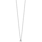 True Origin 14K White Gold 3/8 carat Lab Grown Diamond VS+ F+ 18 in Complete Cluster Necklace
