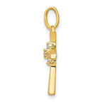 14k 1/15 carat Diamond Cross Pendant