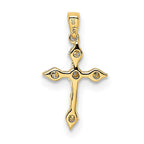 14k 1/15 carat Diamond Cross Pendant