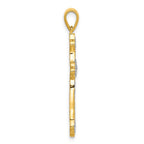 14k 1/10 carat Diamond Cross Pendant
