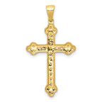 14k 1/10 carat Diamond Cross Pendant