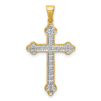 14k 1/10 carat Diamond Cross Pendant