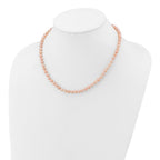14k 5-6mm Pink Near-Round Freshwater Cultured Pearl Necklace