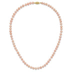 14k 5-6mm Pink Near-Round Freshwater Cultured Pearl Necklace