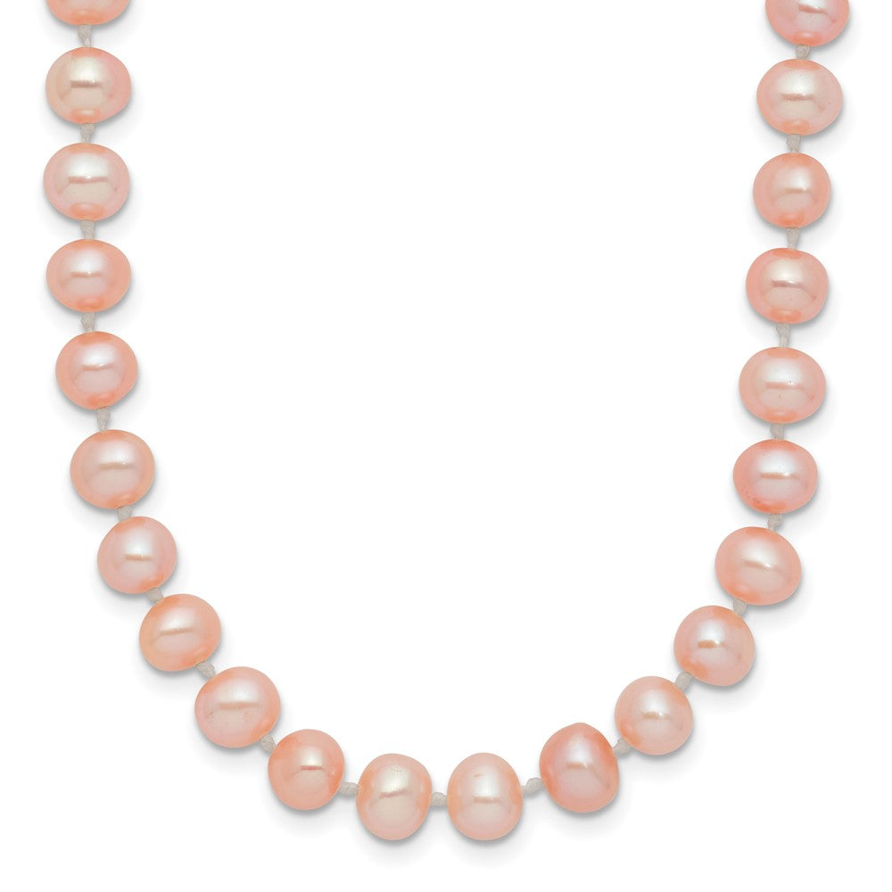 14k 5-6mm Pink Near-Round Freshwater Cultured Pearl Necklace