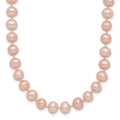14k 5-6mm Pink Near-Round Freshwater Cultured Pearl Necklace