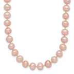 14k 5-6mm Pink Near-Round Freshwater Cultured Pearl Necklace