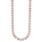 14k 6-7mm Pink Near-Round Freshwater Cultured Pearl Necklace