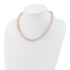 14k 7-8mm Pink Near-Round Freshwater Cultured Pearl Necklace