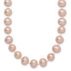 14k 7-8mm Pink Near-Round Freshwater Cultured Pearl Necklace