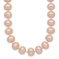 14k 8-9mm Pink Near-Round Freshwater Cultured Pearl Necklace