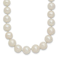 14k 7.5-9mm White Freshwater Cultured Pearl Graduated 18 inch Necklace