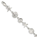 Sterling Silver Seashells Bracelet