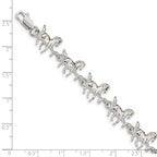 Sterling Silver Horses Bracelet