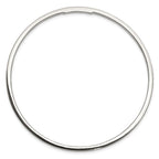 Sterling Silver 2mm Squared Edge Slip-on Bangle Bracelet