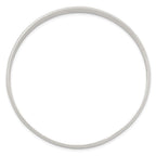 Sterling Silver 9.75mm Solid Polished Plain Slip-On Bangle Bracelet