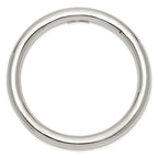 Sterling Silver 8mm Slip-on Tube Bangle