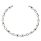 Sterling Silver Twist Cuff Bangle