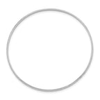 Sterling Silver RH-plated Polished & D/C 2mm Slip On Children's Bangle