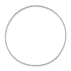Sterling Silver RH-plated Polished & D/C 2mm Slip On Children's Bangle