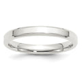 Sterling Silver 3mm Beveled Edge Band