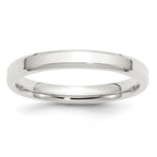 Sterling Silver 3mm Beveled Edge Band