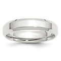Sterling Silver 5mm Beveled Edge Band