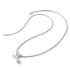 Landstrom's Mt. Rushmore Black Hills Sterling Silver 12K Gold Accents Frog Slide 20 inch Lobster Clasp Necklace