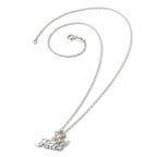 Landstrom's Mt. Rushmore Black Hills Sterling Silver 12K Gold Accents Faith Butterfly 18 inch Spring Ring Clasp Necklace