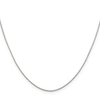 Sterling Silver .8mm 8 Sided Box Chain