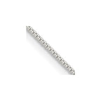 Sterling Silver 1mm 8 Sided Box Chain