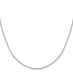 Sterling Silver 1.15mm 8 Sided Box Chain