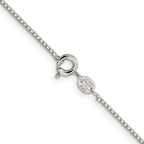 Sterling Silver 1.15mm 8 Sided Box Chain