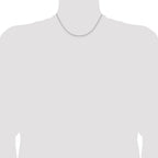 Sterling Silver 1.25mm 8 Sided Box Chain