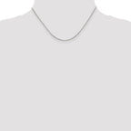 Sterling Silver 1.35mm 8 Sided Box Chain