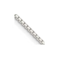Sterling Silver 1.35mm 8 Sided Box Chain