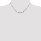 Sterling Silver 1.5mm 8 Sided Box Chain