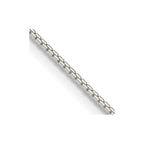 Sterling Silver 1.5mm 8 Sided Box Chain