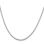 Sterling Silver 1.7mm 8 Sided Box Chain