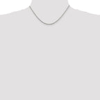 Sterling Silver 1.7mm 8 Sided Box Chain