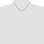 Sterling Silver 2mm 8 Sided Box Chain