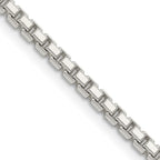 Sterling Silver 2.5mm 8 Sided Box Chain