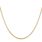 Flash Gold-plated Sterling Silver .8mm Box Chain