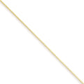 Gold-plated Sterling Silver .9mm Box Chain