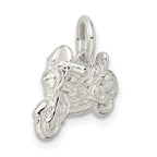 Sterling Silver Motorcycle Charm