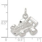 Sterling Silver Race Car Charm
